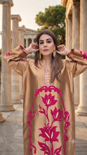 The Aureate Dahlia Kaftan