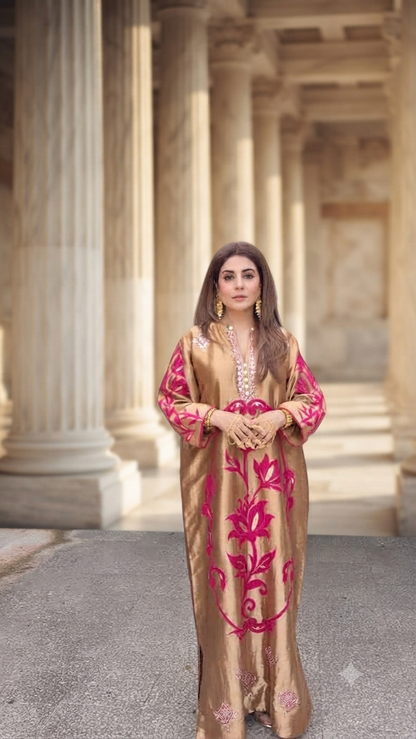 The Aureate Dahlia Kaftan