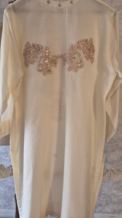 Dhaka malmal Rose Kurta