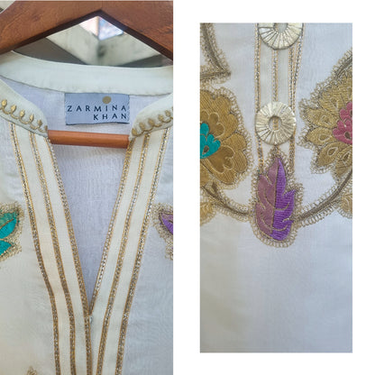 Summer Edit - Kara Cotton - Kimkhawab Collection (White)